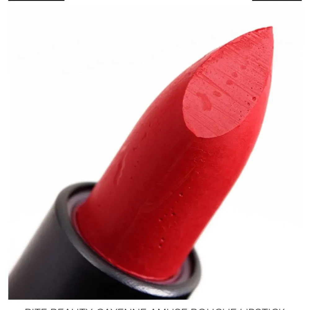 Bite Beauty Amuse Bouche Lipstick Cayenne Bright Red Warm Mini Size RARE